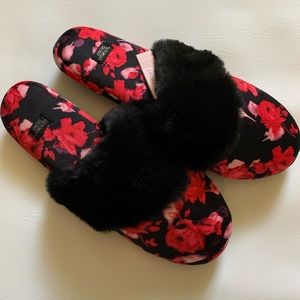 Victoria’s Secret Signature Satin Slippers…